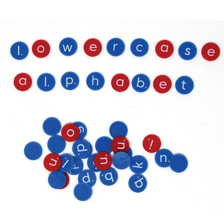 Lowercase Alphabet counters hi\-res